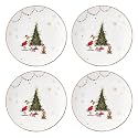 Lenox Merry Grinchmas Porcelain Christmas Dinner Plate Set for 4