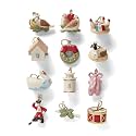 Lenox Twelve Days of Christmas Hangable Mini Ornament Set, 12-Piece