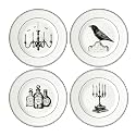 Lenox Vintage Halloween Porcelain Dessert Plates, Set of 4