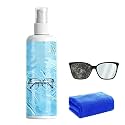 Lens Scratch Repair Spray,120ML Glasses Scratch Remover and Cleaner For Eyeglasses, Sunglasses and Reading Glasses, Removes Scratches, Fingerprints, Oil and Dust，2