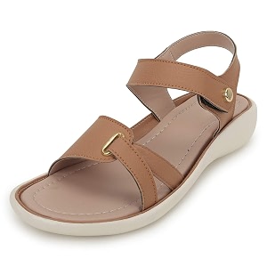LENSBURY Women Stylish Slippers Flip Flops Cream