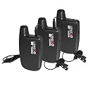 LENSGO Compact Wireless Microphone System Transmitter/Receiver Wireless Solution with Magnetic Gear Clip-On Lavalier Microphone (308 C SSET OD 3)