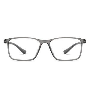 lenskart blu  zero power blue cut computer glasses  anti glare lightweight amp blocks harmful rays  full rim square  100 uv protected  for men and women  lb e13529