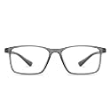 LENSKART BLU | Zero Power Blue Cut Computer Glasses | Anti Glare, Lightweight &amp; Blocks Harmful Rays | Full Rim Square | 100% UV Protected | For Men and Women | LB E13529