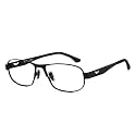 Lenskart Studio Dark Knight Collection with Limited Edition Case and Selvet | Full Rim Rectangular Zero Power Bluecut & Antiglare Computer Eyeglasses | Men & Women | Large | LK E16506