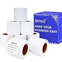 LENVII 1.57 x 1.18 inches White Direct Thermal Labels,40mm x 30mm Self-Adhesive Thermal Label Sticker,Waterproof/Oil Resistant/Friction resistance Thermal Label Paper,Thermal Printer Labels for Shipping, Barcodes Sticker Labe