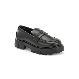 Leos Fitness Chunky Penny Loafers for Casual
