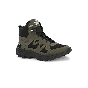 Leos Fitness Waterproof Canvas High Ankle Boots