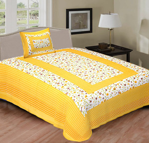 Leo Creation Cotton Single Bed Cover