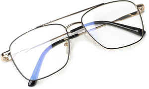 leo eye wear full rim square computer glass for men  women 55 mm