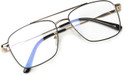 Leo Eye Wear Full Rim Square Computer Glass For Men & Women (55 mm)