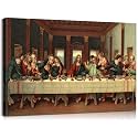 Leonardo Da Vinci Christian Wall Art Last Supper Picture for Dining Room