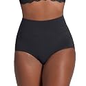 Leonisa High-Waisted Seamless Moderate Shaper Thong Panty High Waisted Underwear for Women with Tummy Control