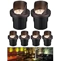 LEONLITE 6-Pack Dia.4 Inch 5CCT Well Lights Shielded Top Oil Rubbed Bronze