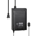 LEONLITE 60W Outdoor Low Voltage Landscape Transformer, 120V AC to 12V AC
