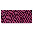 Leopard Prin Pink T Extended Gaming Mouse Pad, with Stitched Edges Large Mouse Pad Desk Protector, Rubber Base Mousepad Keyboard Mouses Mat for Work Game Office Home- 32" X 12" Inch