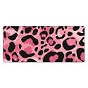 Leopard Print Colorful Extended Gaming Mouse Pad, with Stitched Edges Large Mouse Pad Desk Protector, Rubber Base Mousepad Keyboard Mouses Mat for Work Game Office Home- 32" X 12" Inch
