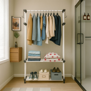 LEOPAX Aluminium Floor Cloth Dryer Stand Heavy
