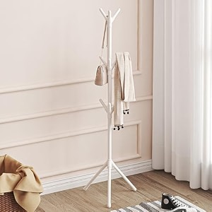 leopax metal premium coat rack freestanding tree shape coattowel hat stand with 9 hooks for livingroom bedroom hallway - black - use light weight clothes 46x46x170 cm