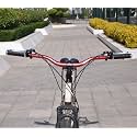 Leosportz Cycle Handlebar for Bicycles - BMX Bikes Handle Bars Aluminum | Mountain Bikes Handlebar for Adult Bikes | Lightweight 350g Bike Handlebar (Red)