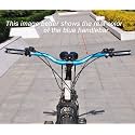 Leosportz Cycle Handlebar for Bicycles - BMX Bikes Handle Bars Aluminum | Mountain Bikes Handlebar for Adult Bikes | Lightweight 350g Bike Handlebar (Blue)