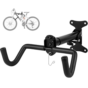 leosprtze cycle cycle wall mount hanger - bike wall stand for all types of bicycles  foldable cycle wall mount hanger for indoor outdoor storage