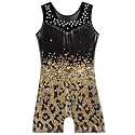 Leotards for Girls Gymnastics Toddler Dance Biketards Mermaid Unicorn Athletic Dance Wear Shiny Rainbow Blue Hotpink