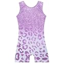 Leotards for Girls Gymnastics Toddler Dance Biketards Mermaid Unicorn Athletic Dance Wear Shiny Rainbow Blue Hotpink