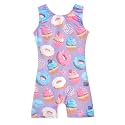 Leotards for Girls Gymnastics Toddler Dance Biketards Mermaid Unicorn Athletic Dance Wear Shiny Rainbow Blue Hotpink