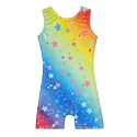 Leotards for Girls Gymnastics Toddler Dance Biketards Mermaid Unicorn Athletic Dance Wear Shiny Rainbow Blue Hotpink