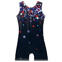 Leotards for Girls Gymnastics Toddler Dance Biketards Mermaid Unicorn Athletic Dance Wear Shiny Rainbow Blue Hotpink