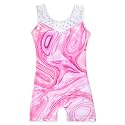 Leotards for Girls Gymnastics Toddler Dance Biketards Mermaid Unicorn Athletic Dance Wear Shiny Rainbow Blue Hotpink