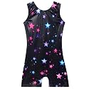 Leotards for Girls Gymnastics Toddler Dance Biketards Mermaid Unicorn Athletic Dance Wear Shiny Rainbow Blue Hotpink