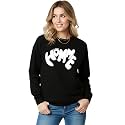 LEOTUDE Full Sleeve Cottonblend Oversized Tshirt for