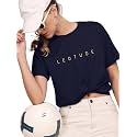 LEOTUDE Half Sleeve Regular Fit Tshirt for