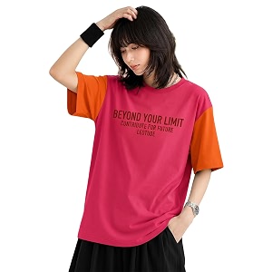 LEOTUDE Half Sleeve Round Neck Tshirt for