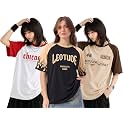 LEOTUDE Half Sleeve Round Neck Tshirt for