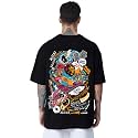 LEOTUDE Men39s Cottonblend Oversized Half Sleeve Round