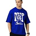LEOTUDE Men39s Cottonblend Oversized Round Neck T-Shirt