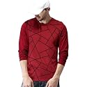LEOTUDE Men39s Full Sleeve Regular Round Neck