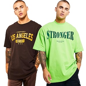 LEOTUDE Mens Cotton Regular Fit T-Shirt