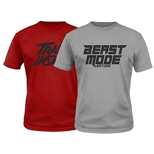LEOTUDE Mens Regular Fit Half Sleeve Round