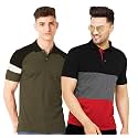 LEOTUDE Men39s Regular Fit Round Neck Colorblock