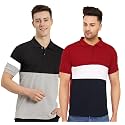 LEOTUDE Men39s Regular Fit Round Neck Colorblock