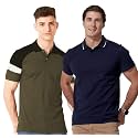 LEOTUDE Men39s Regular Fit Round Neck Colorblock