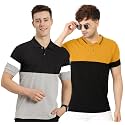 LEOTUDE Men39s Regular Fit Round Neck Colorblock