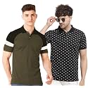 LEOTUDE Men39s Regular Fit Round Neck Colorblock