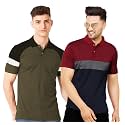 LEOTUDE Men39s Regular Fit Round Neck Colorblock