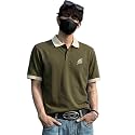 LEOTUDE Men39s Solid Olive Polo T Shirt