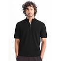 LEOTUDE Men39s Polo Zipper Collor Neck Regular